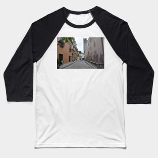 Mercaderes Street, Old Havana Cuba. Baseball T-Shirt